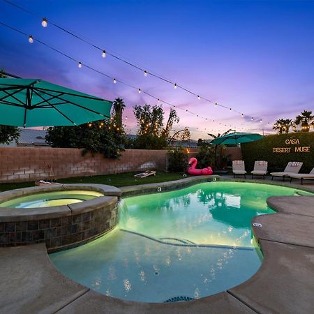 Casa Desert Muse With Heated Pool Spa Firepit Mini Golf And Games Indio Ngoại thất bức ảnh