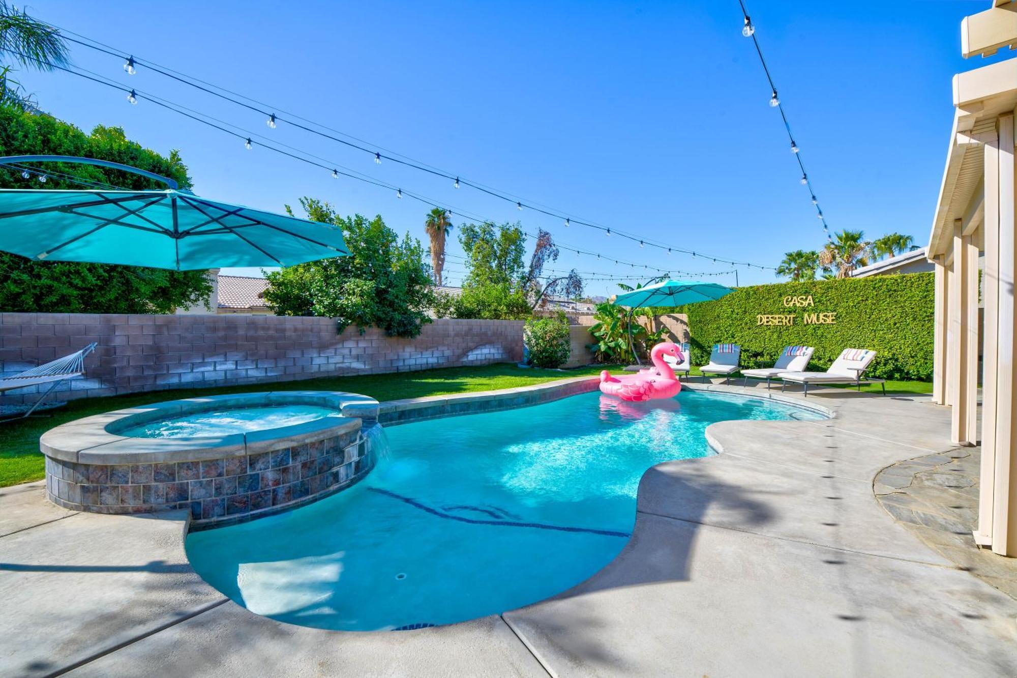 Casa Desert Muse With Heated Pool Spa Firepit Mini Golf And Games Indio Ngoại thất bức ảnh