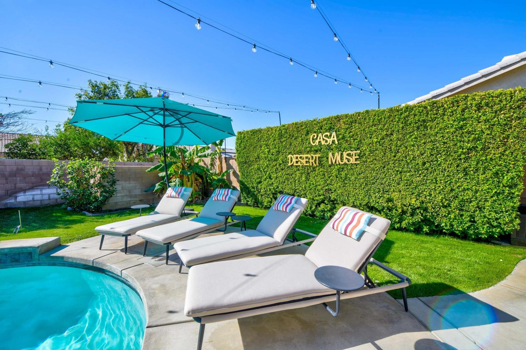 Casa Desert Muse With Heated Pool Spa Firepit Mini Golf And Games Indio Ngoại thất bức ảnh
