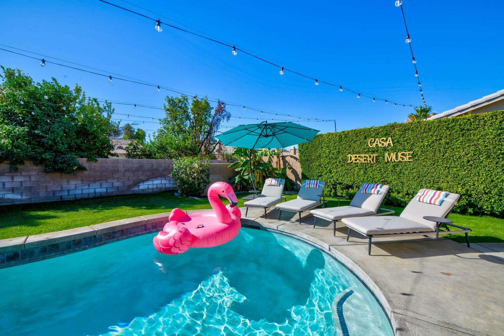Casa Desert Muse With Heated Pool Spa Firepit Mini Golf And Games Indio Ngoại thất bức ảnh